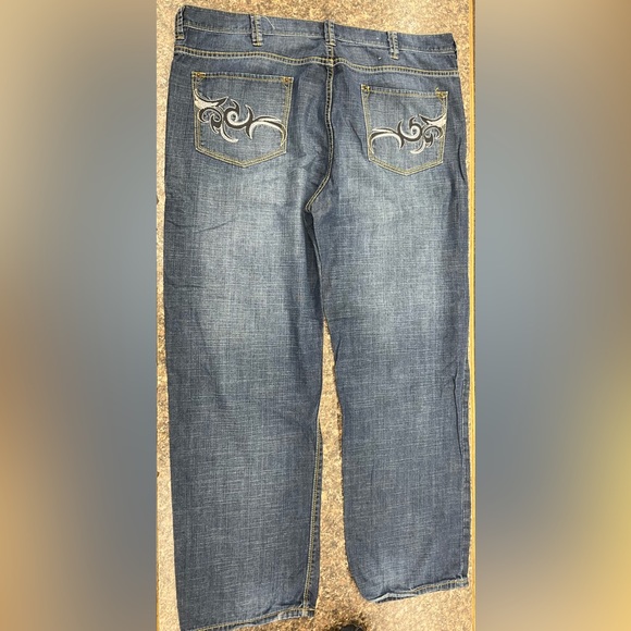 Dkyn Mens Blue Jeans - Picture 2 of 4